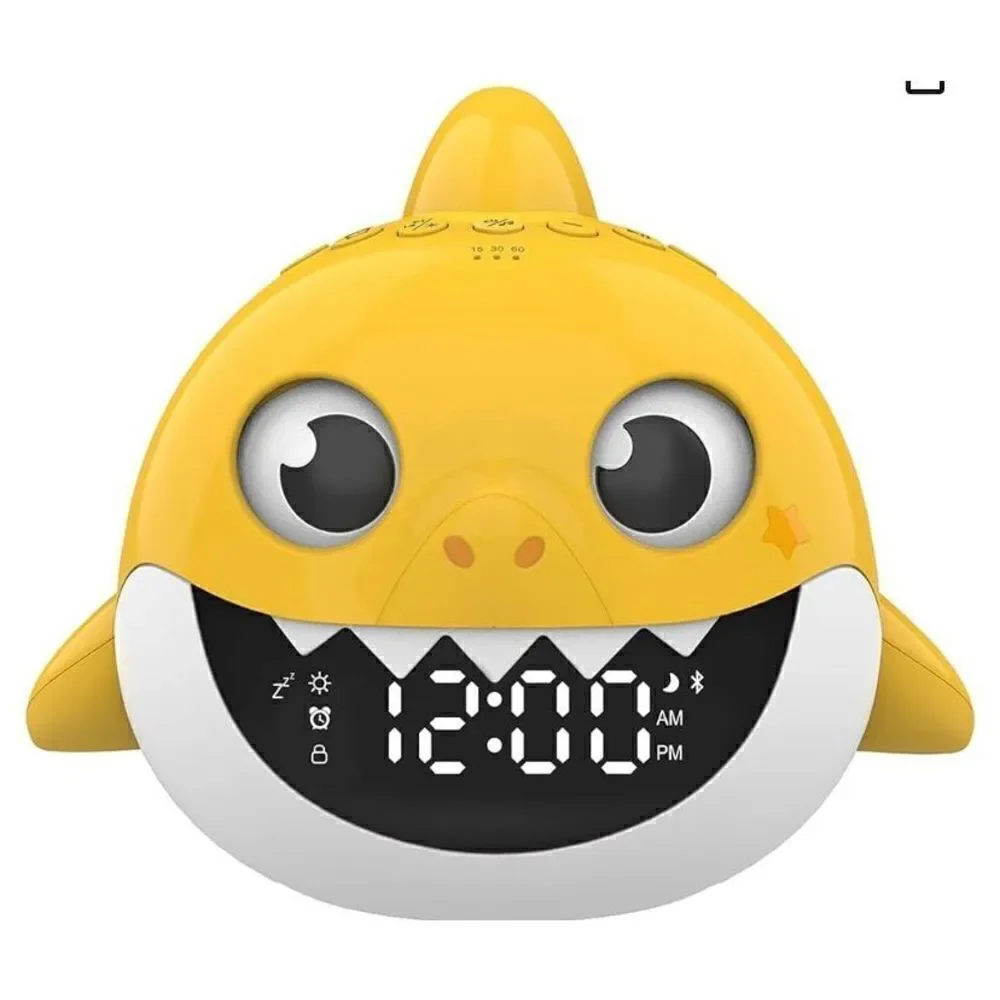 Nickelodeon, pink, frog, baby, shark alarm clock, Bluetooth speaker new
